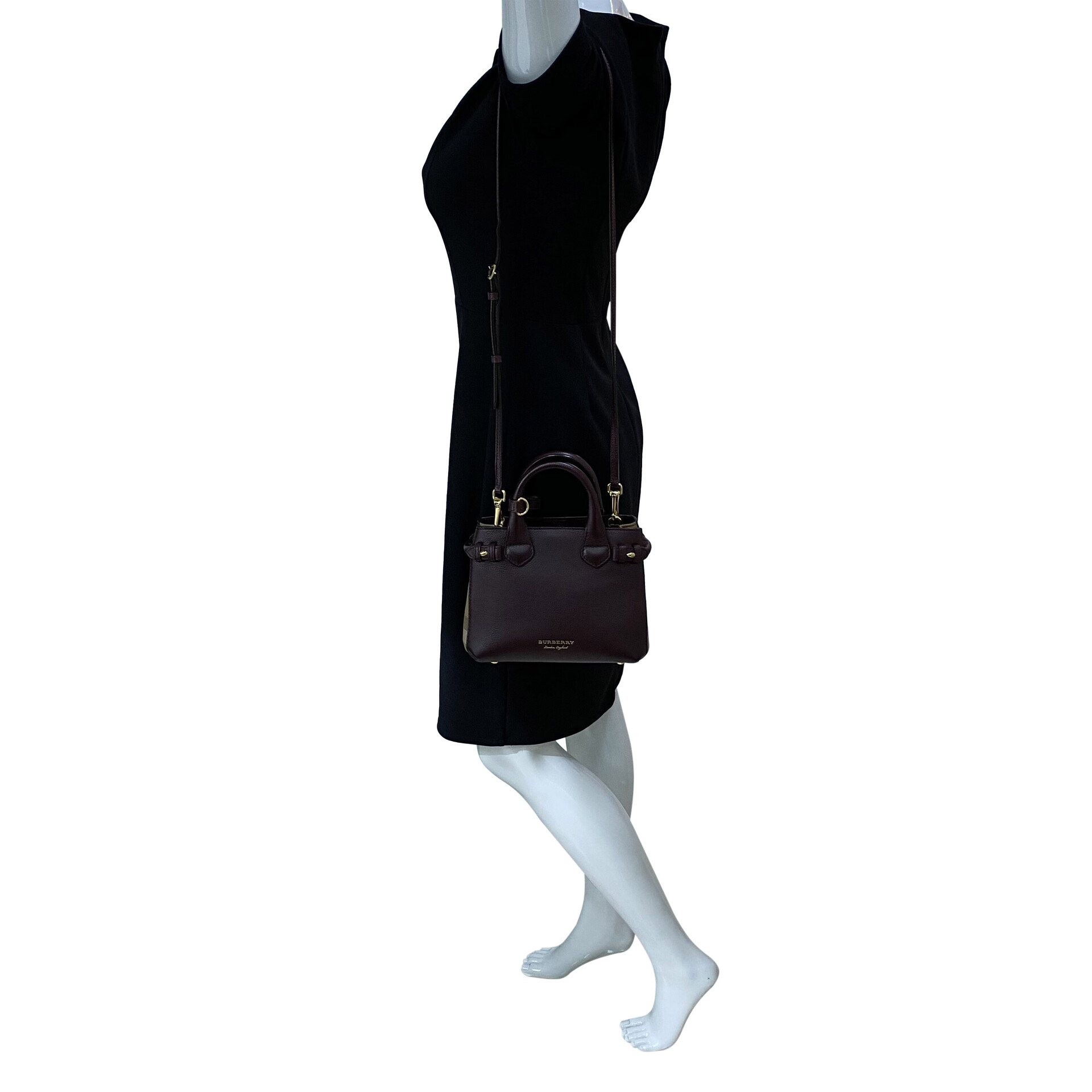 Bolsa Burberry Banner Vinho