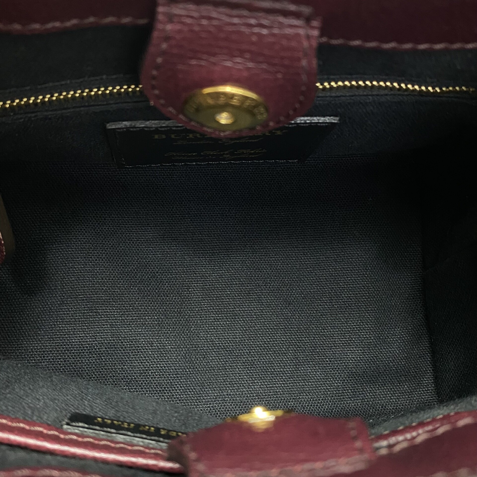 Bolsa Burberry Banner Vinho