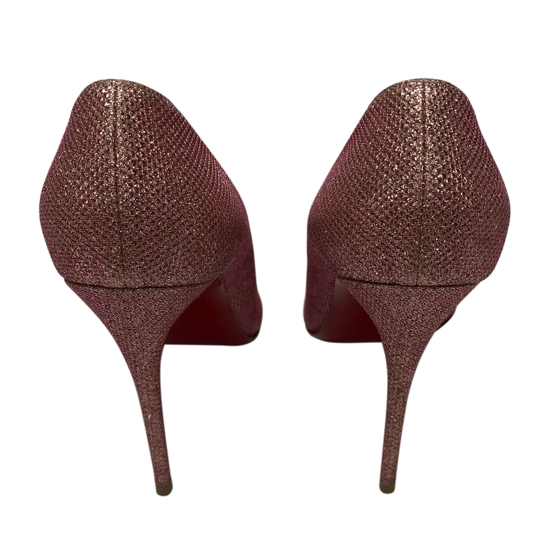 Scarpin Christian Louboutin Rosa Brilho