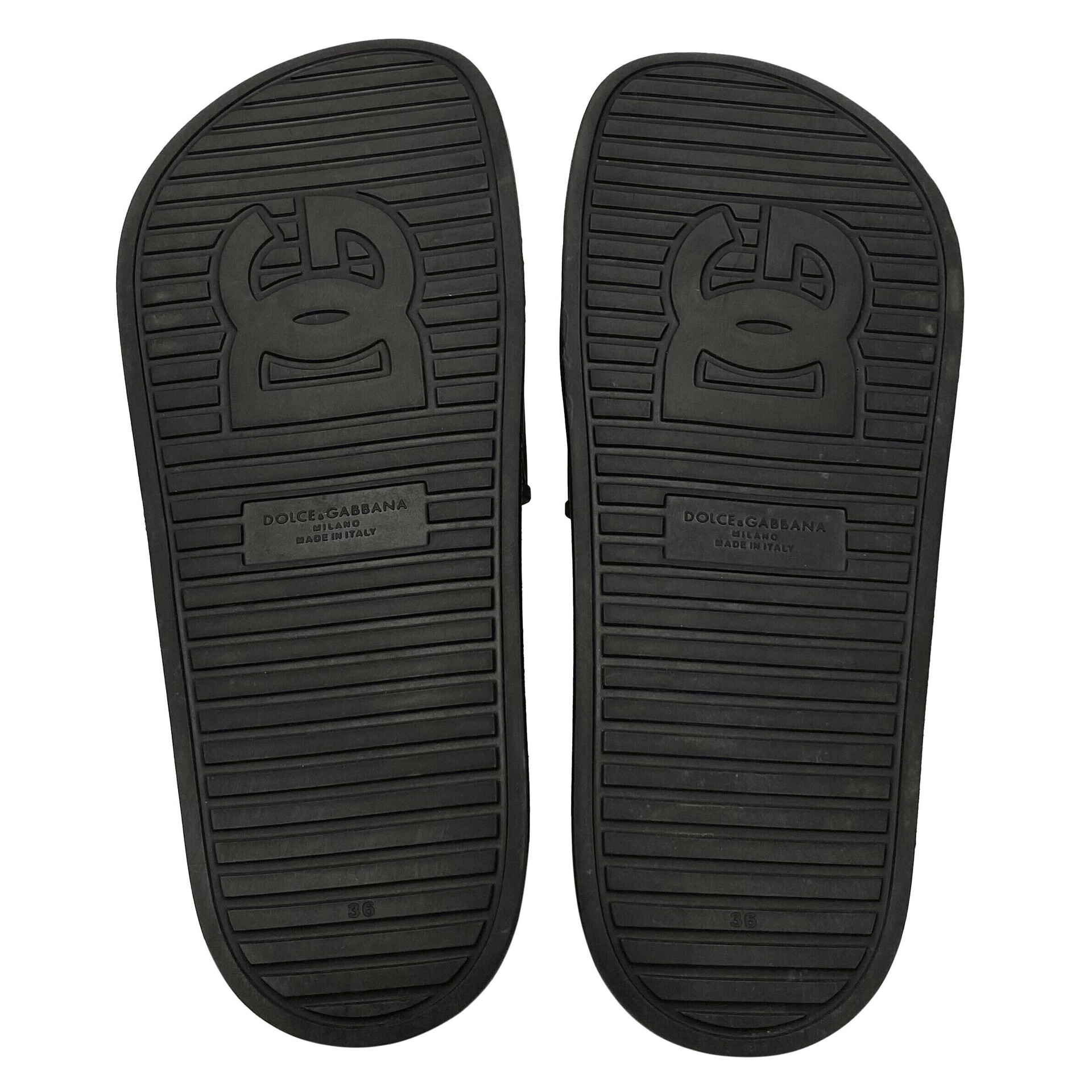Slide Dolce & Gabbana DG Preto