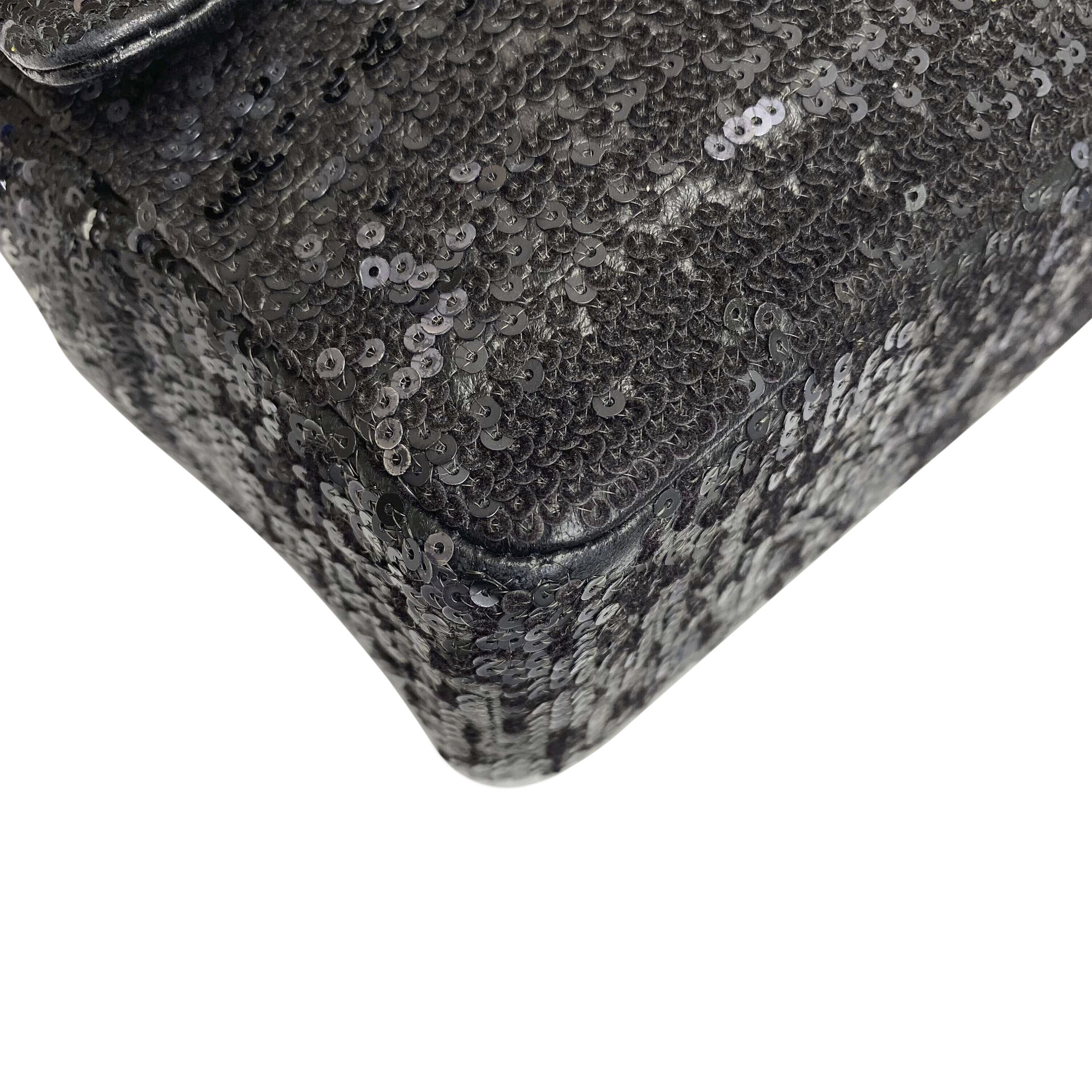 Bolsa Chanel Paetês Preta