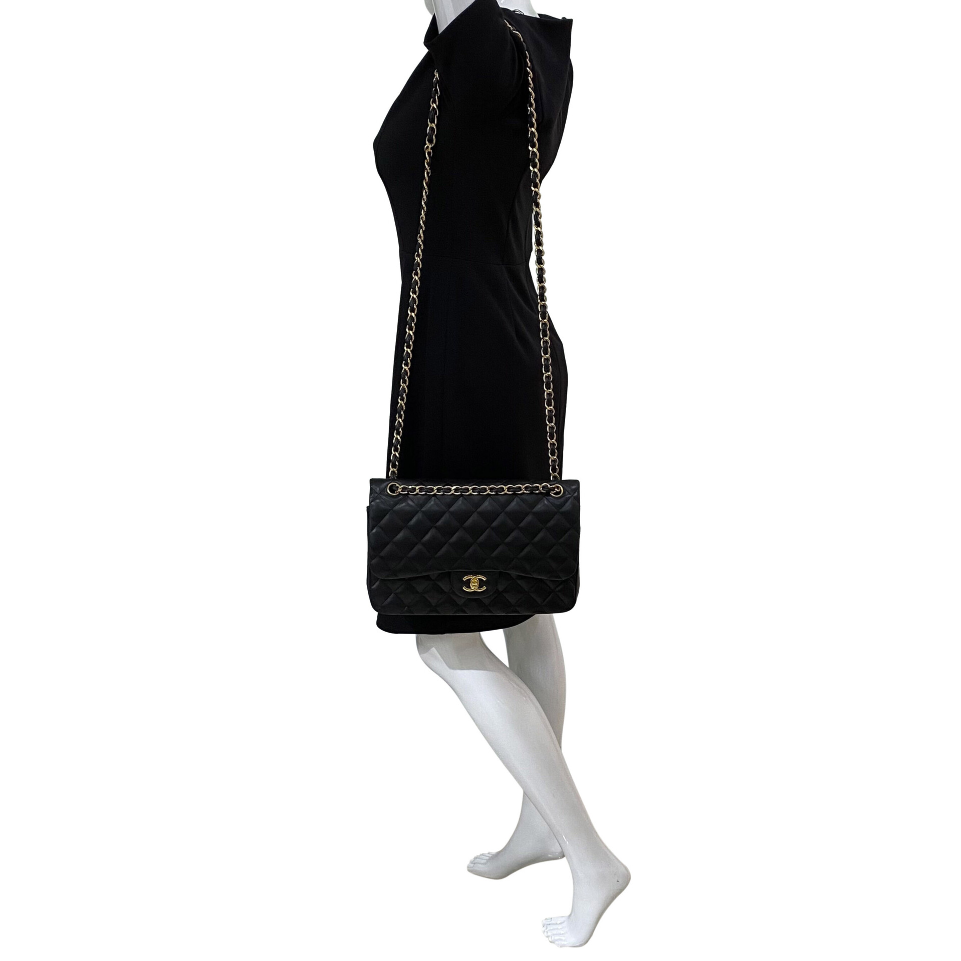 Bolsa Chanel Double Flap Jumbo Lambskin