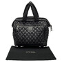 Mala Chanel Nylon Coco Cocoon Rolling Trolley Preto