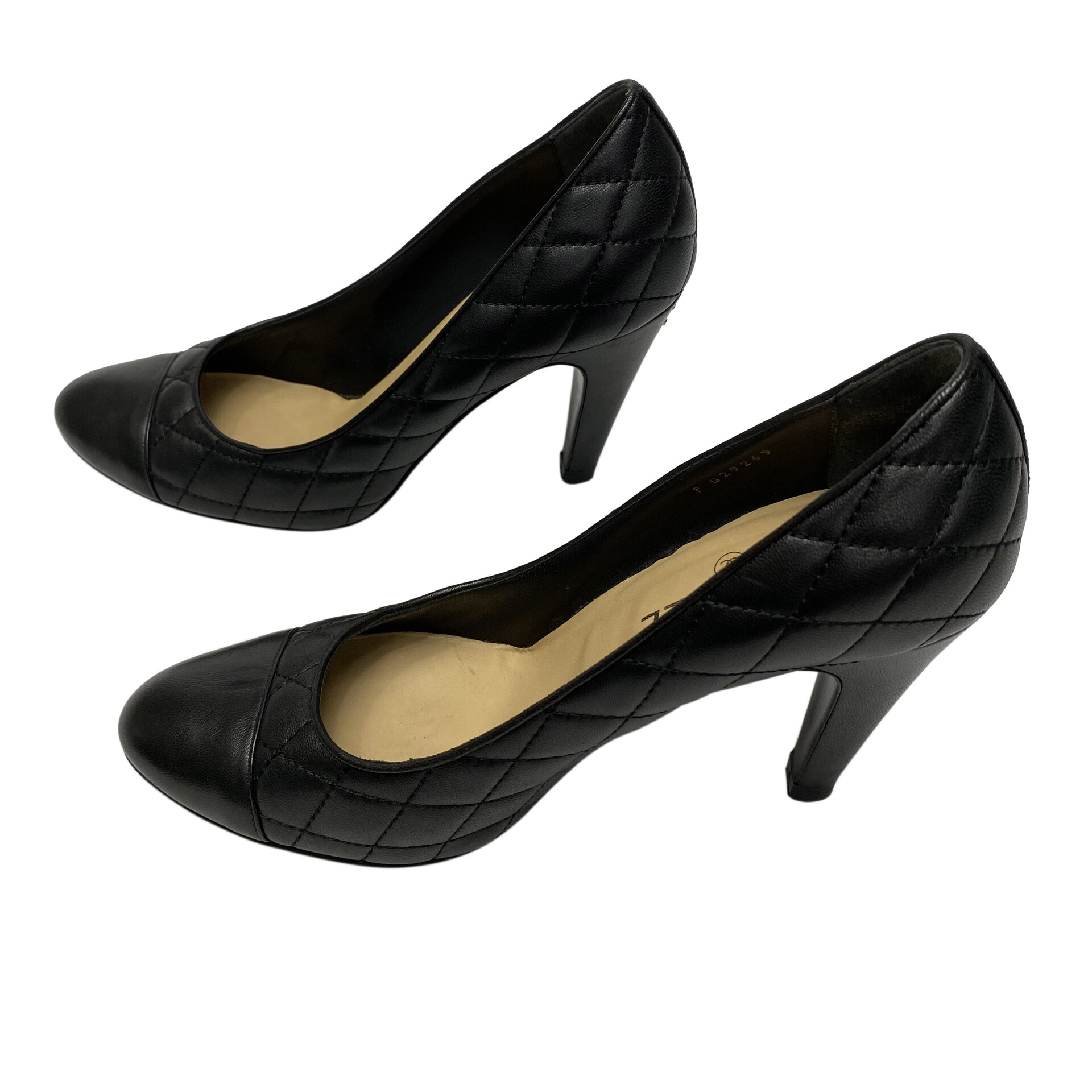 Sapato Chanel Matelassê Preto