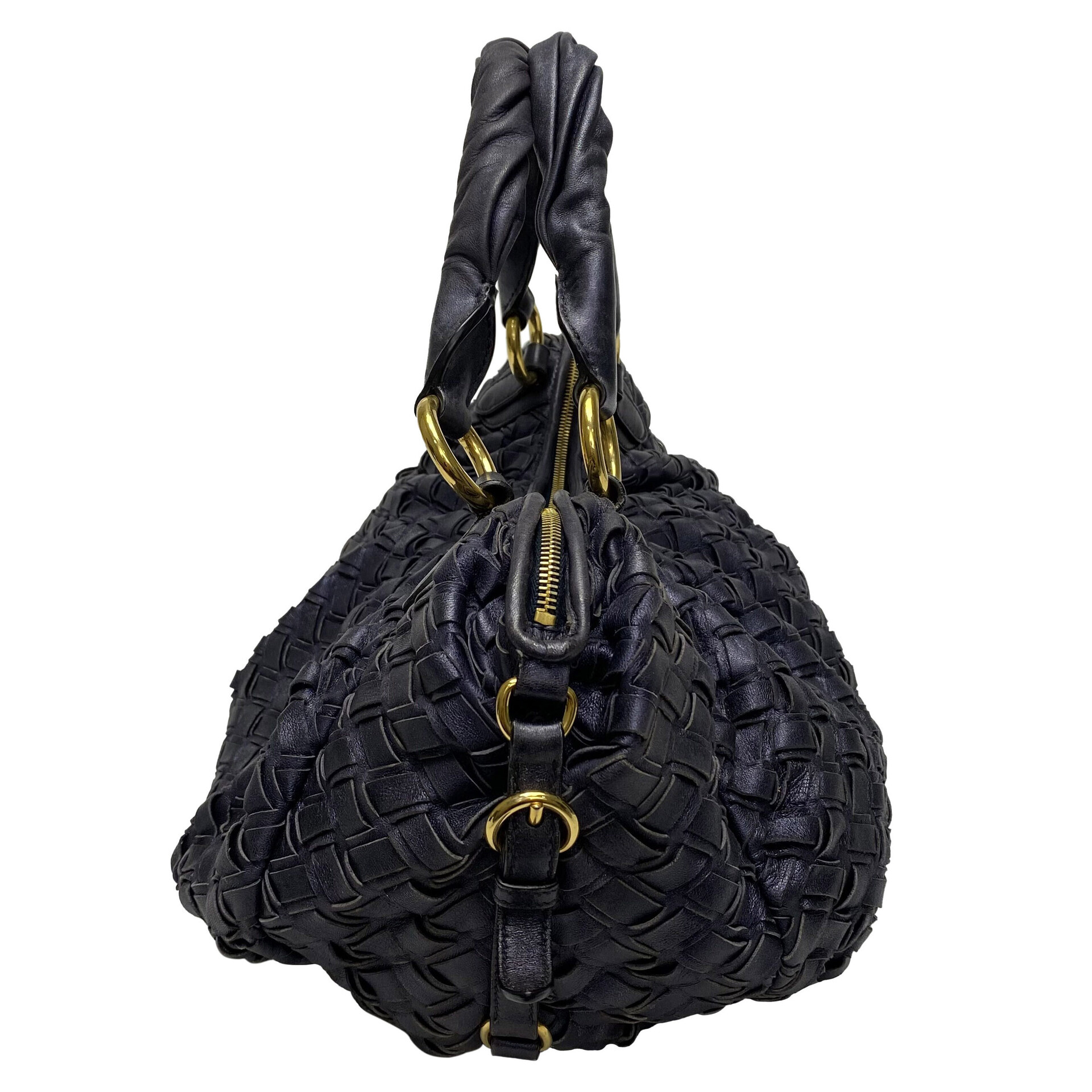 Bolsa Miu Miu Couro Azul