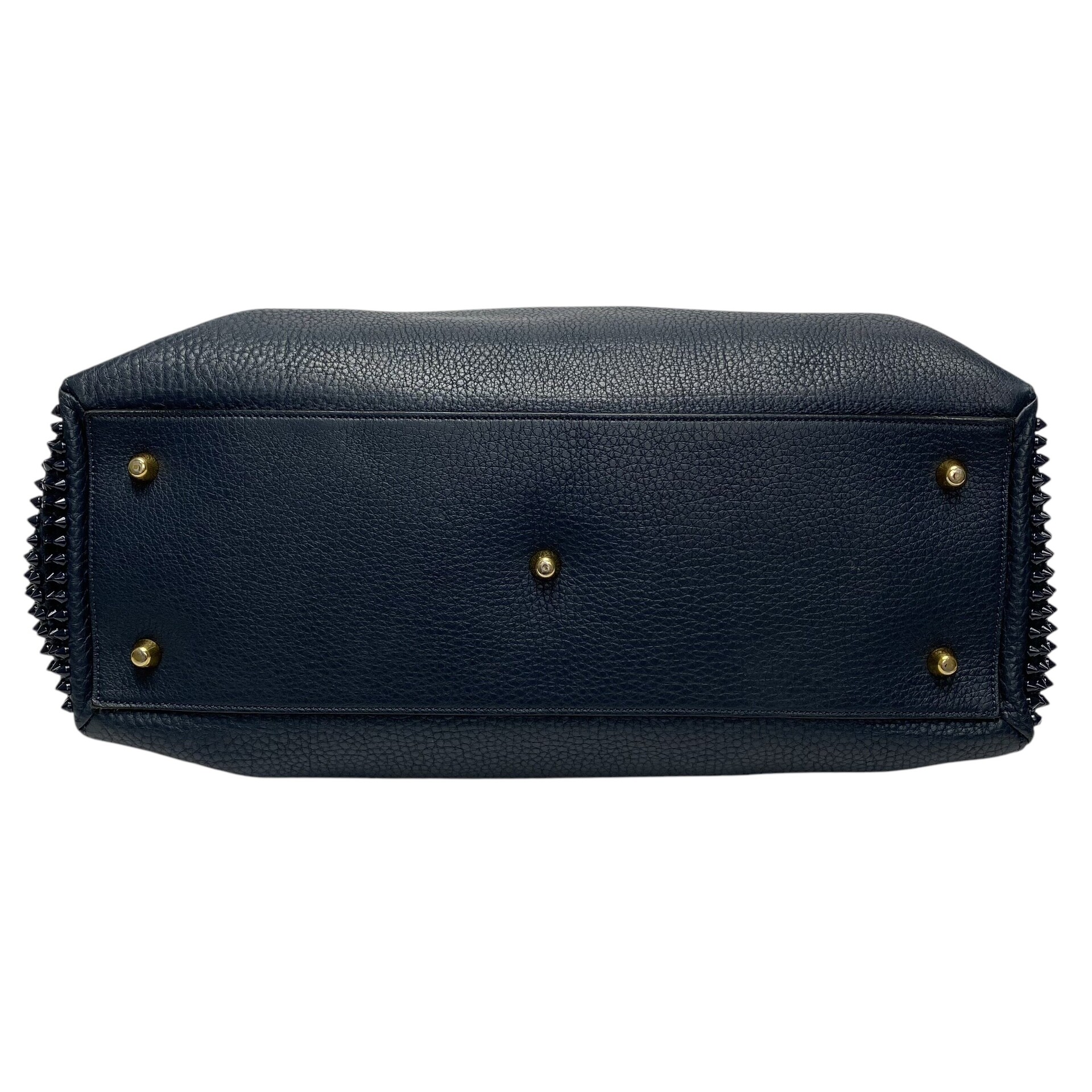 Bolsa Christian Louboutin Azul com Spikes