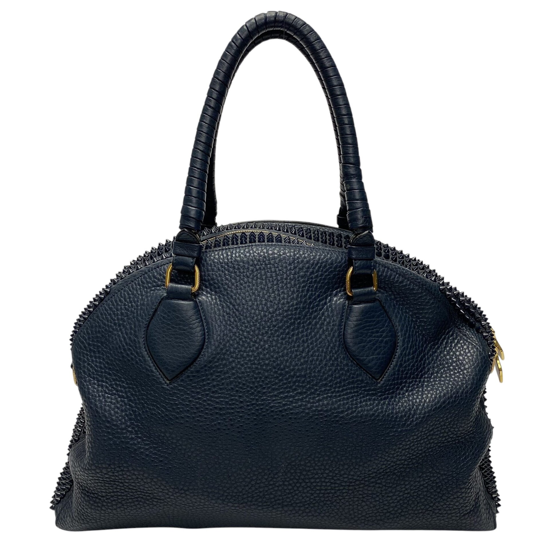 Bolsa Christian Louboutin Azul com Spikes