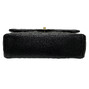 Bolsa Chanel Clássica Double Flap Maxi Couro Preta