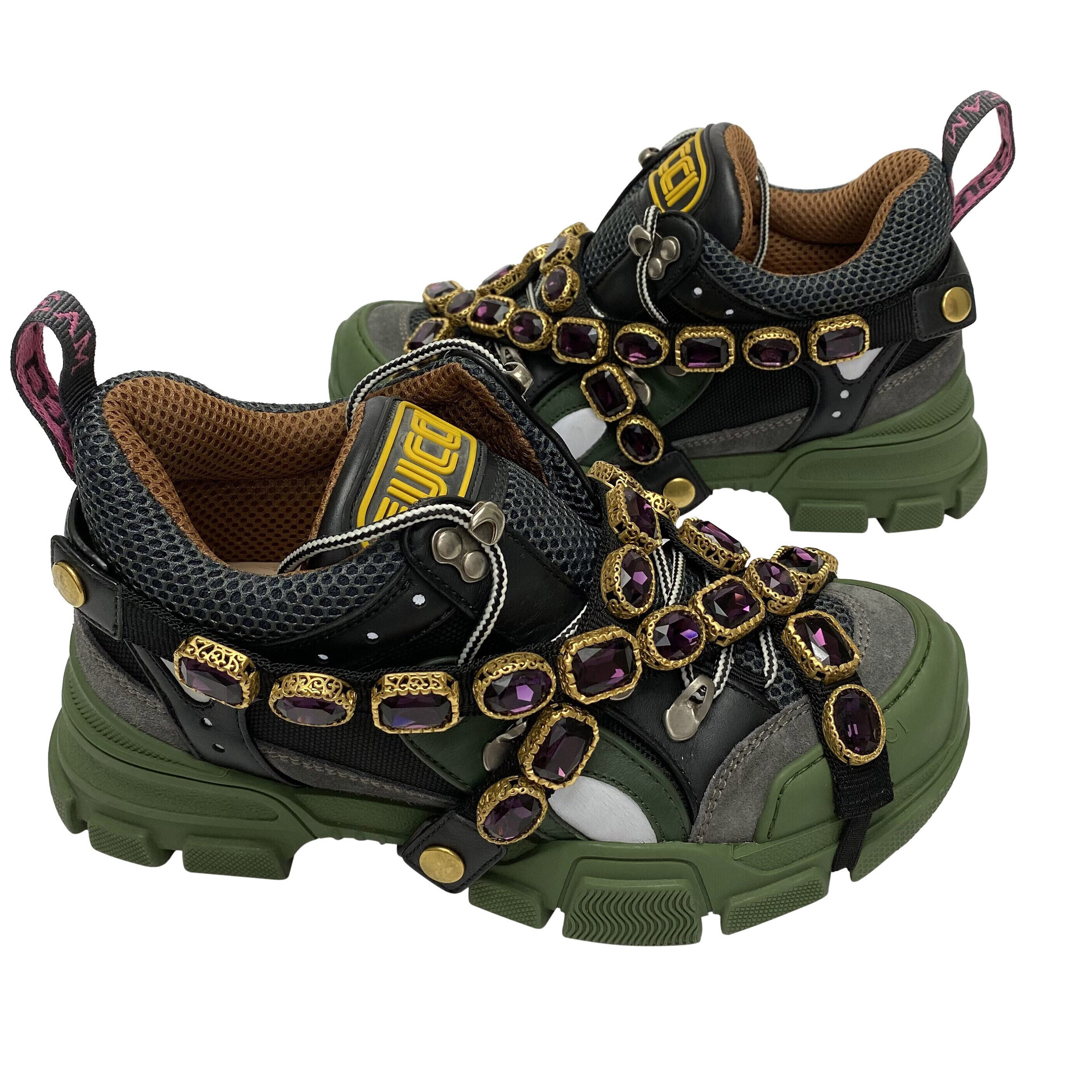 Tênis Gucci Flashtrek Verde