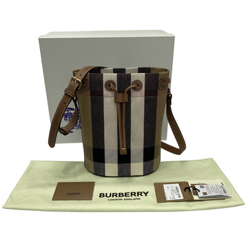 Bolsa Burberry Bucket Xadrez