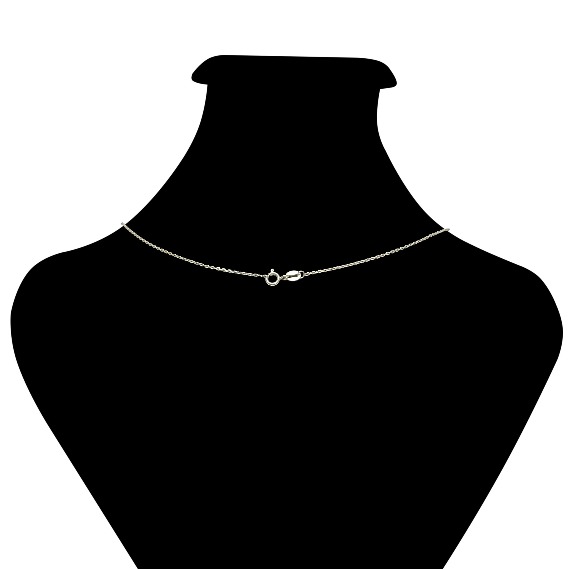Colar Ponto de Luz Ouro Branco - 1.58 ct.