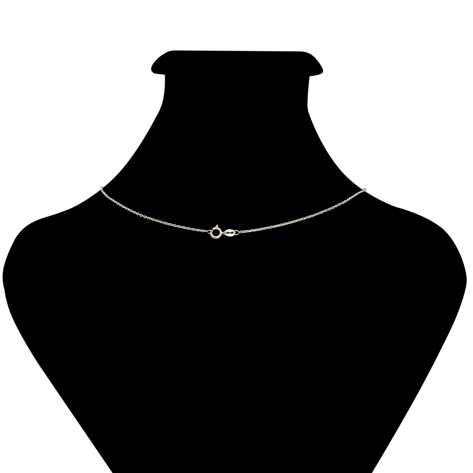 Colar Ponto de Luz Ouro Branco - 1.07 ct.