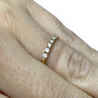 Meia Aliança Vivara Eternity - Ouro Amarelo com Diamantes