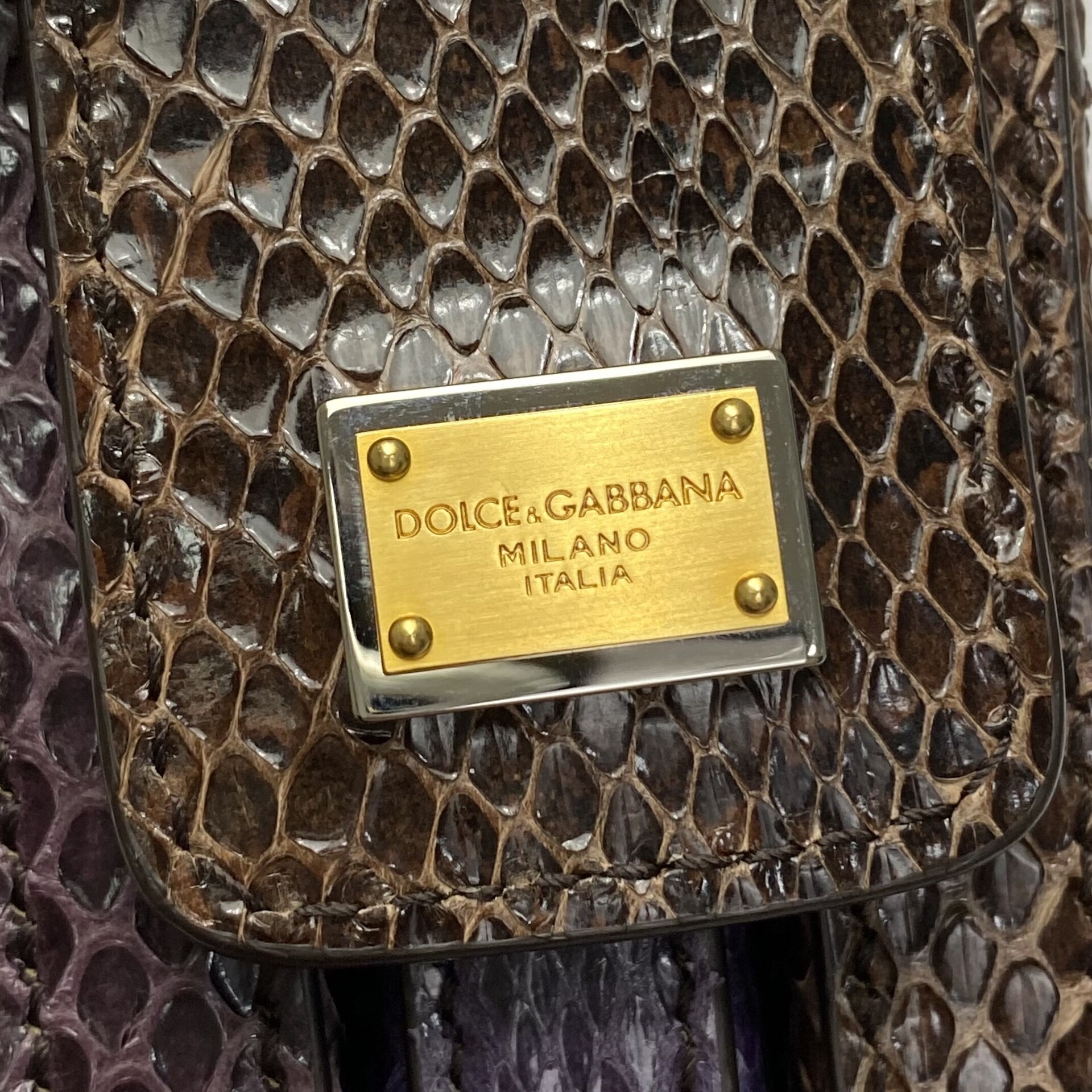 Bolsa Dolce & Gabbana Crossbody Píton