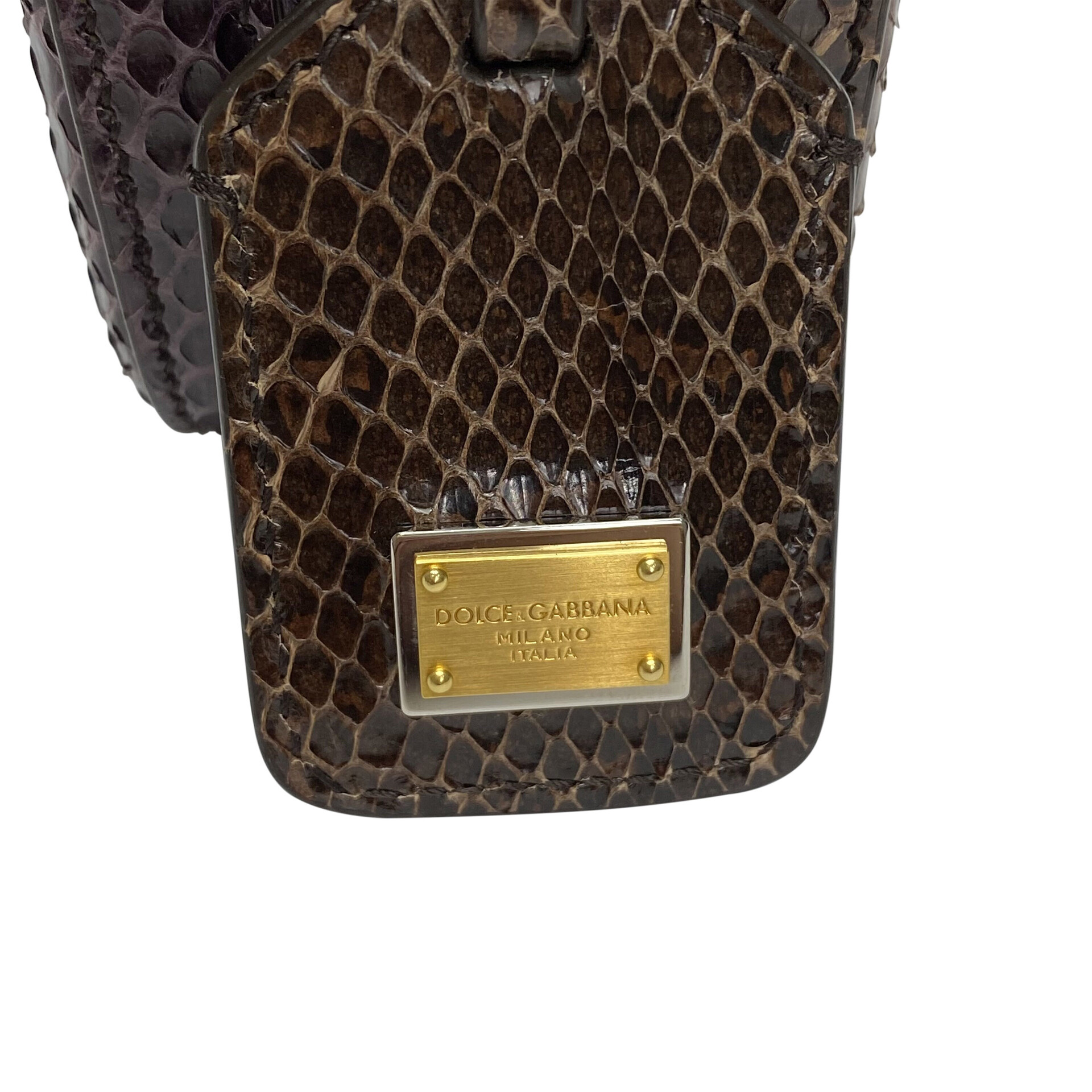 Bolsa Dolce & Gabbana Crossbody Píton