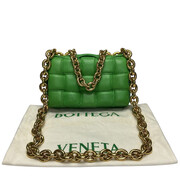 Bolsa Bottega Veneta Cassette Chain Verde