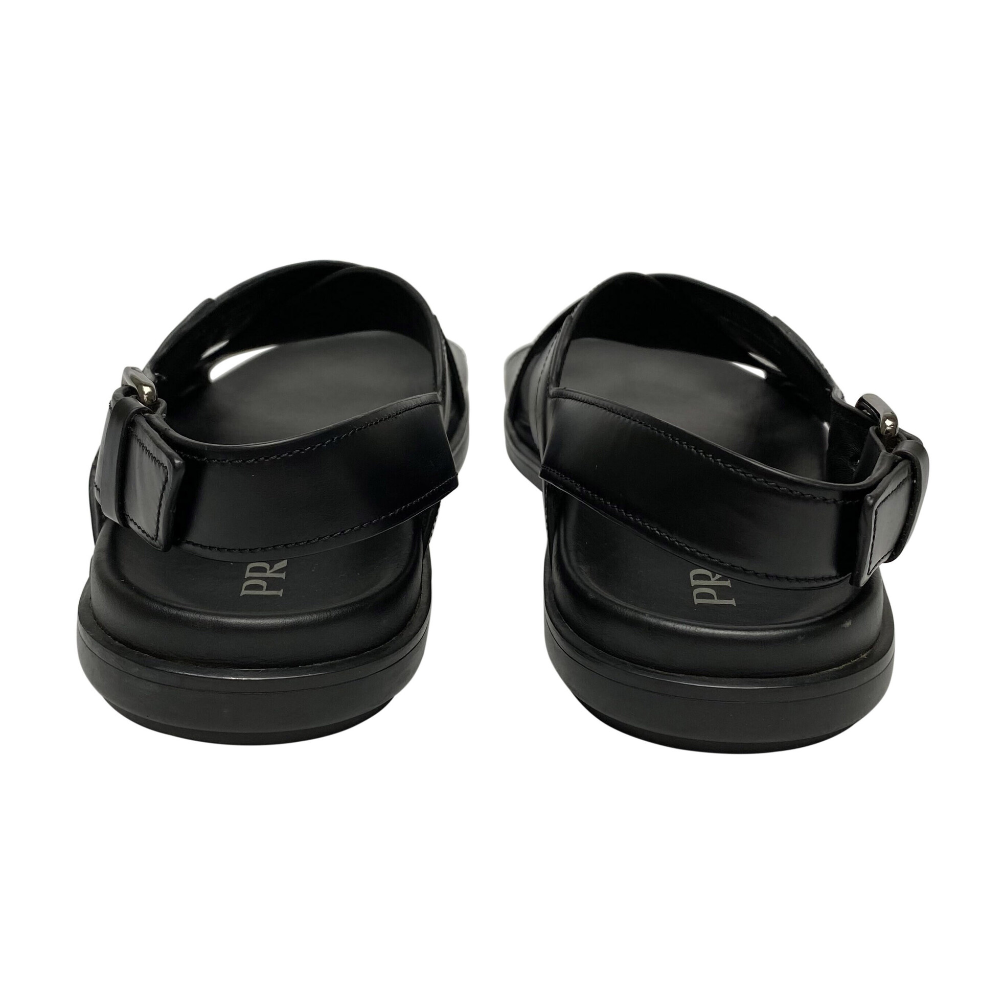 Sandália Prada Masculina Preta