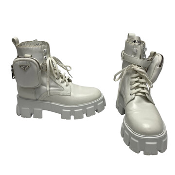 Bota Prada Monolith Branca