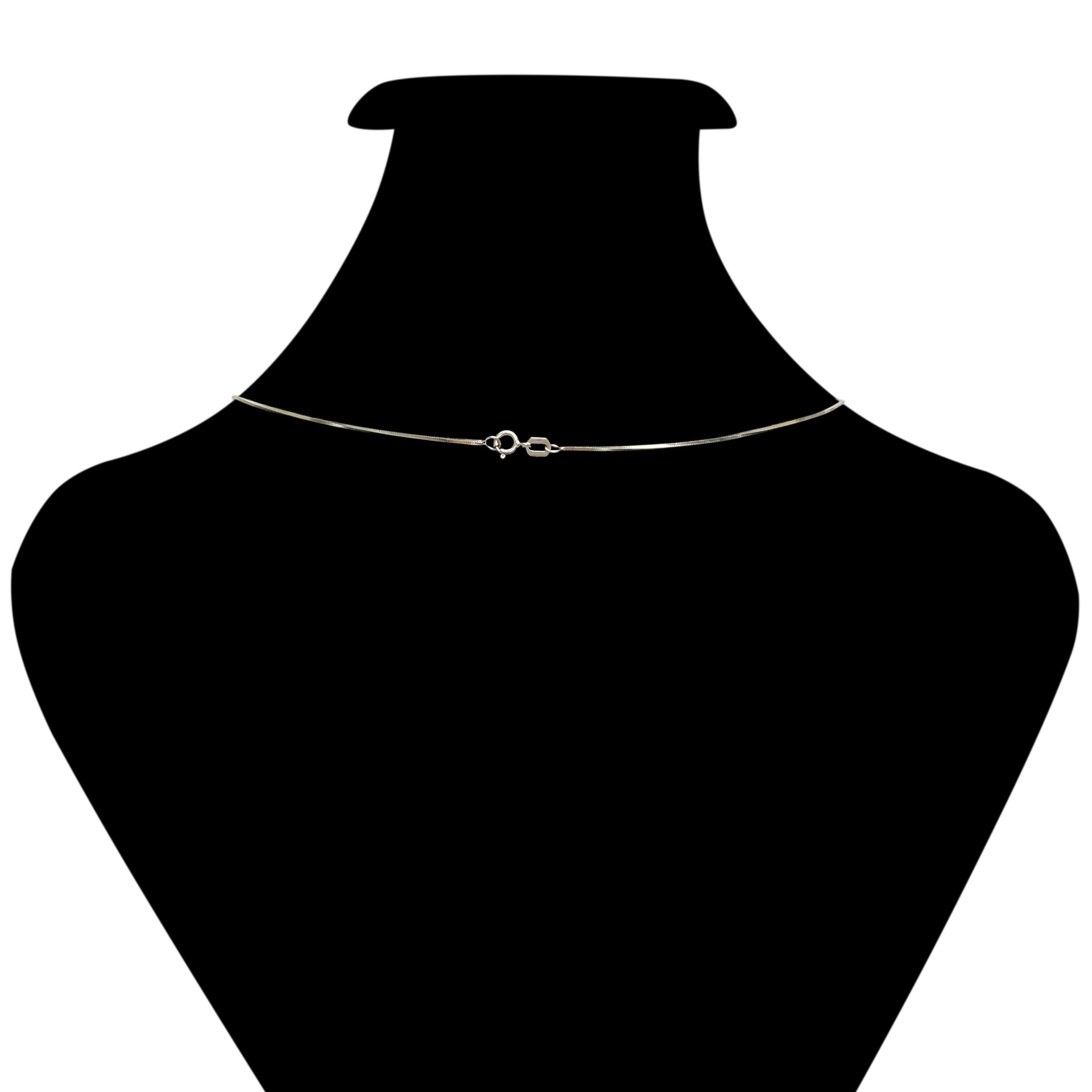 Colar Ouro Branco com Rubi