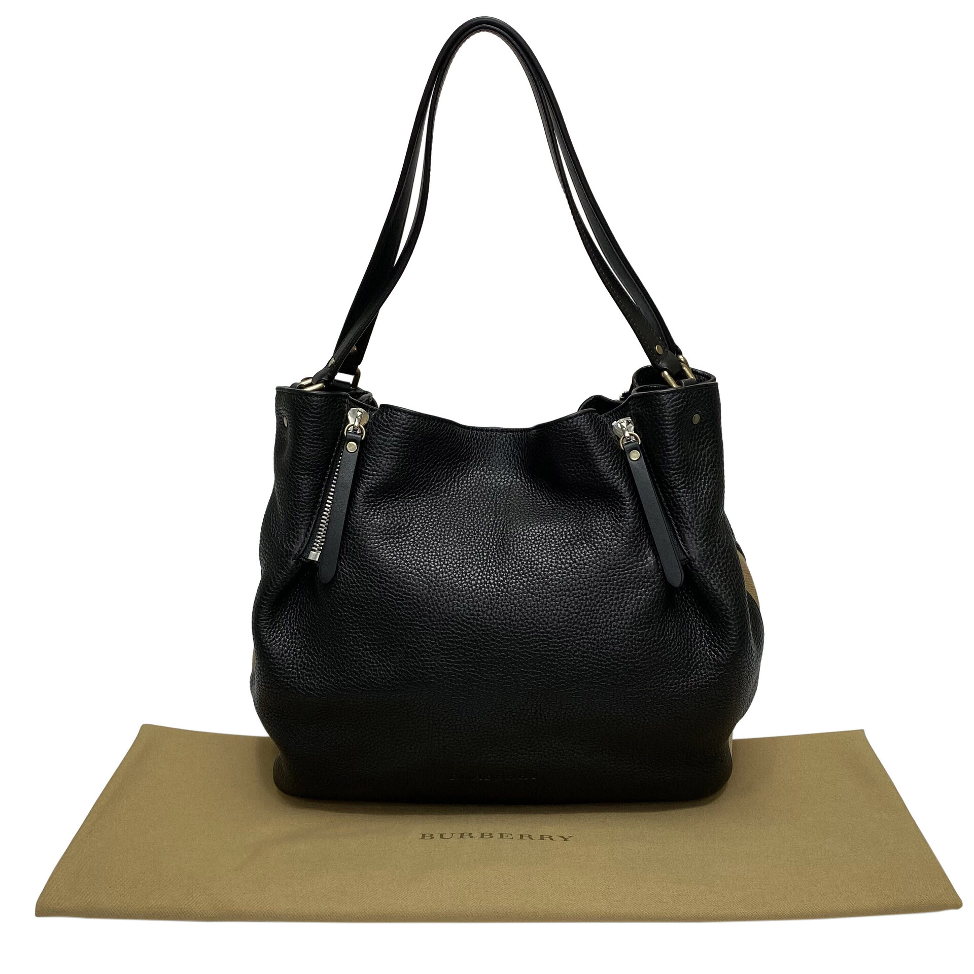 Bolsa Burberry Couro Preto