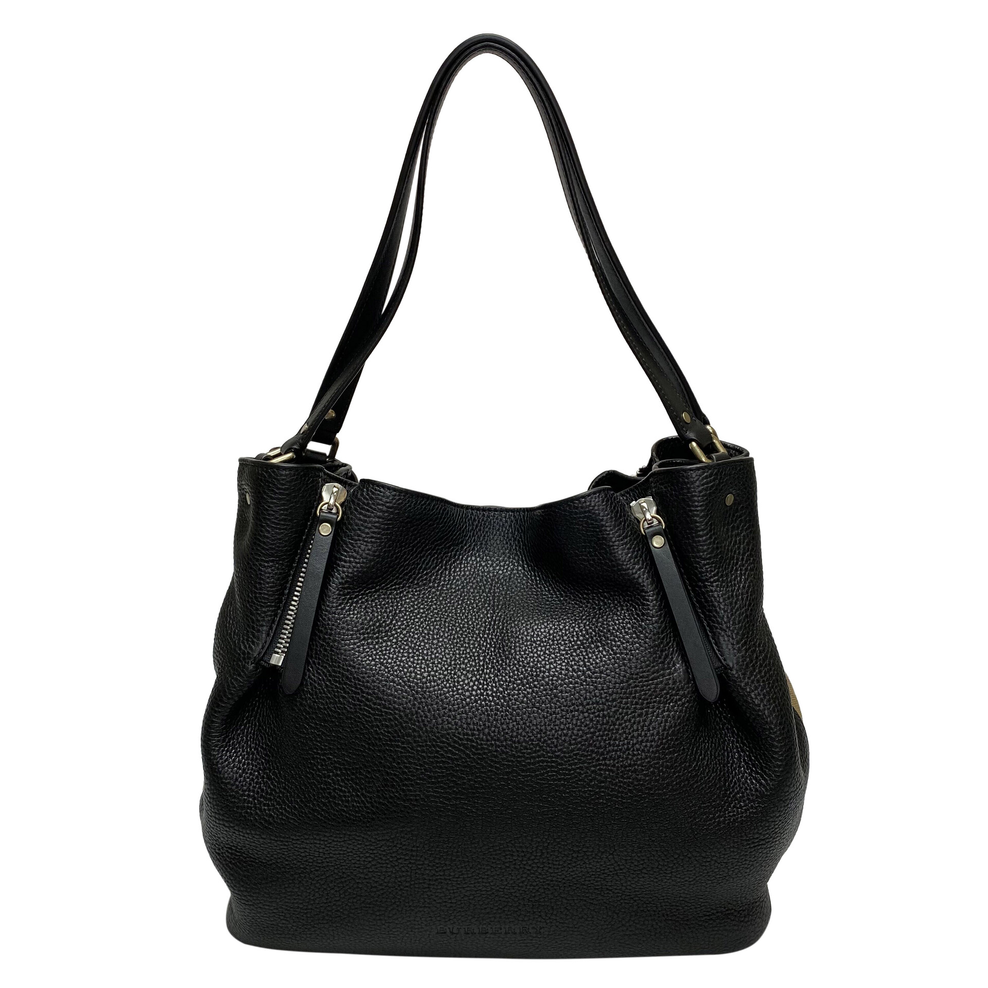 Bolsa Burberry Couro Preto