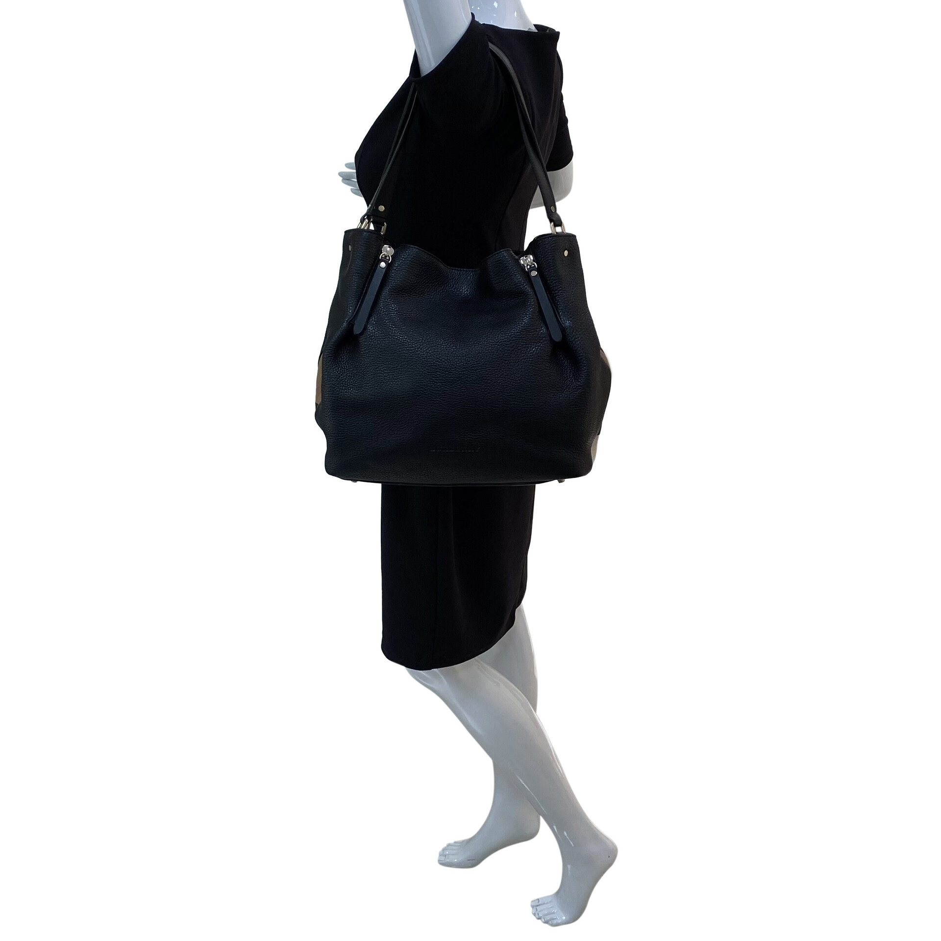 Bolsa Burberry Couro Preto