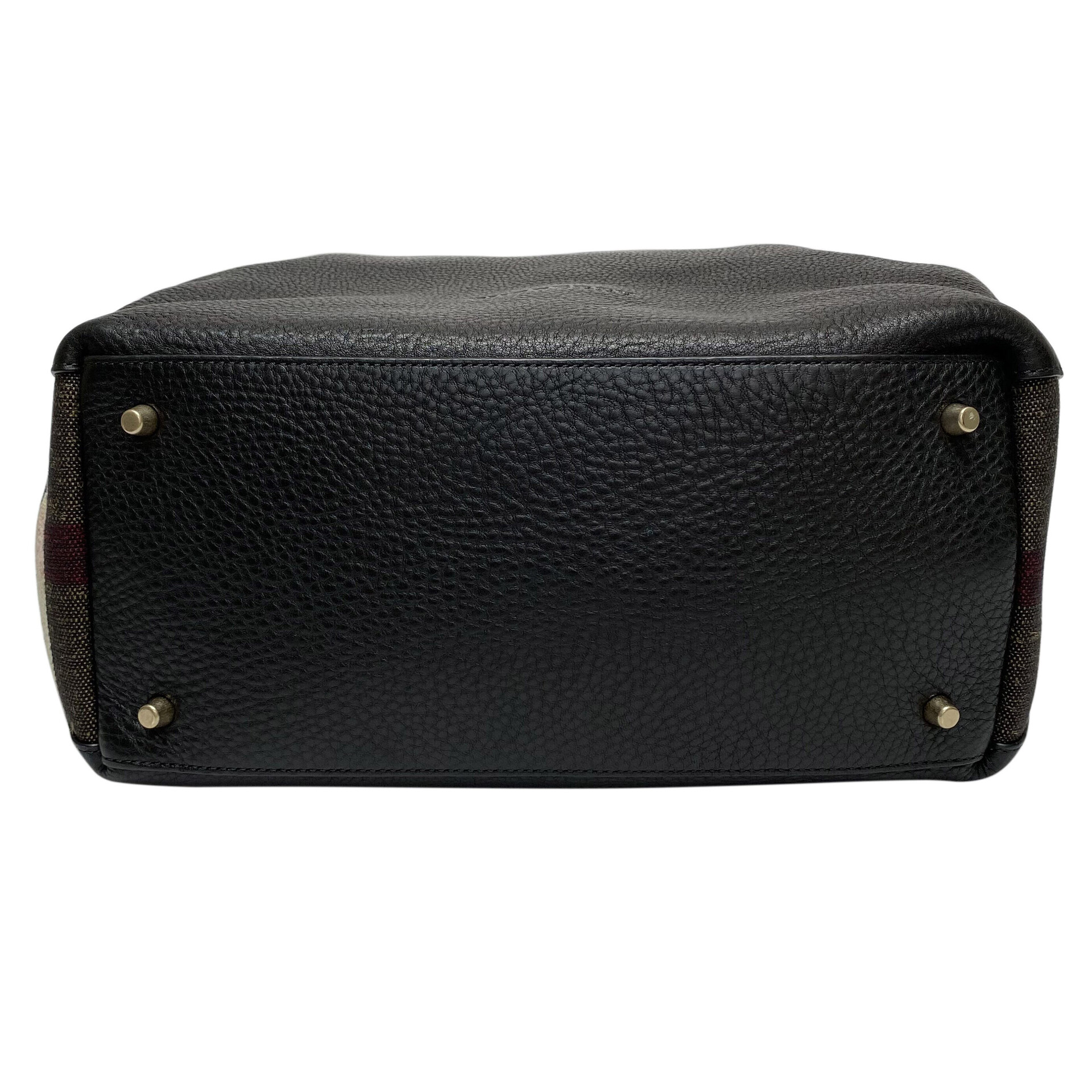 Bolsa Burberry Couro Preto