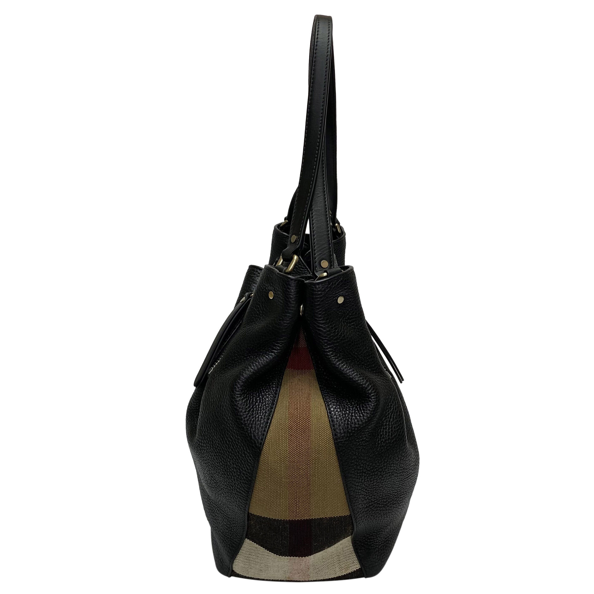 Bolsa Burberry Couro Preto