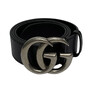 Cinto Gucci GG Couro Preto