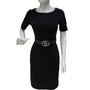 Cinto Gucci GG Couro Preto