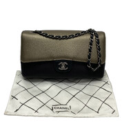 Bolsa Chanel Double Flap Bicolor