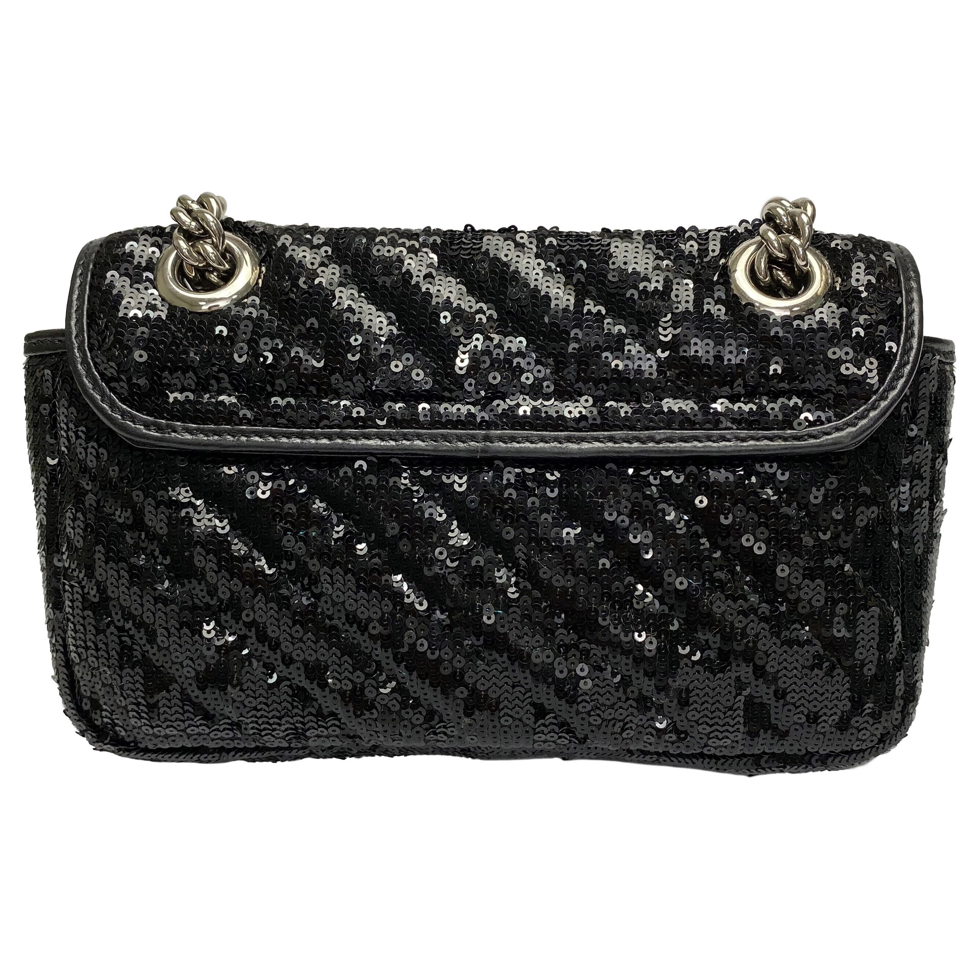 Bolsa Gucci GG Marmont Paetês