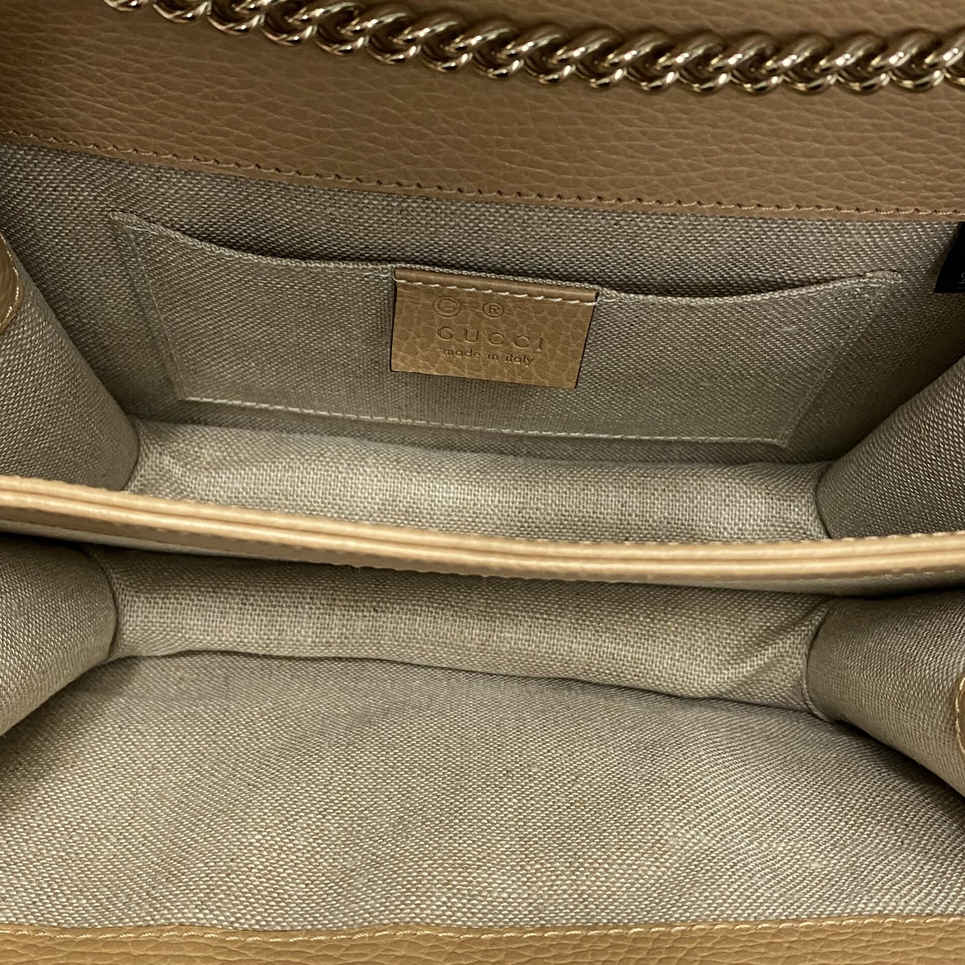Bolsa Gucci Interlocking Bege