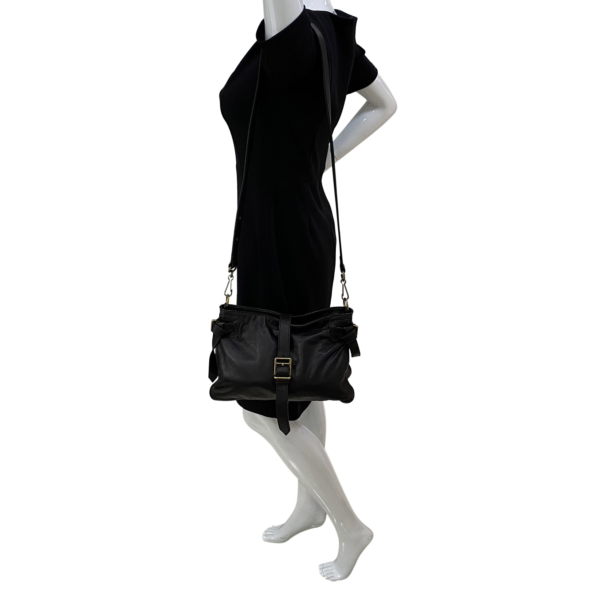 Bolsa Burberry Couro Preta