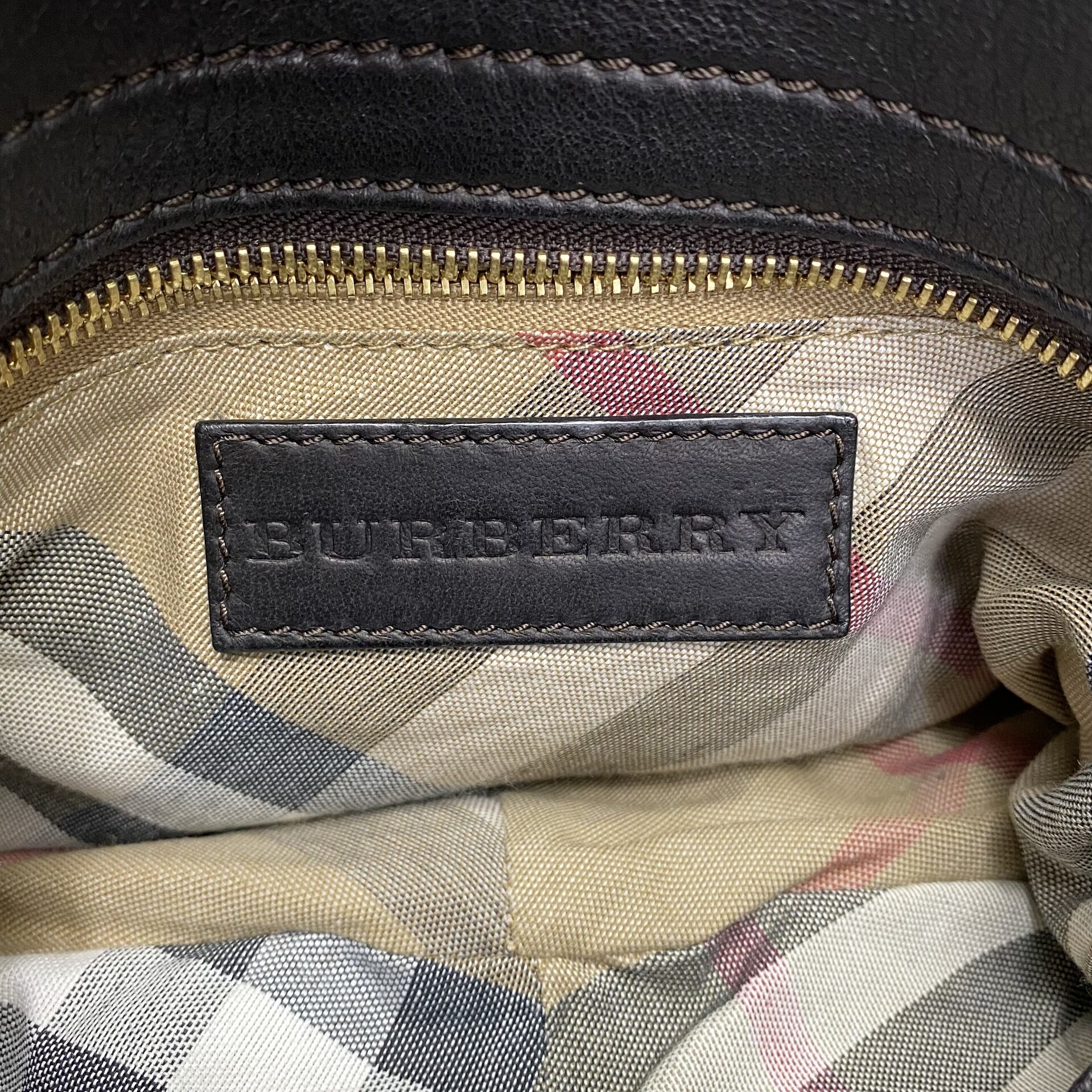 Bolsa Burberry Couro Preta