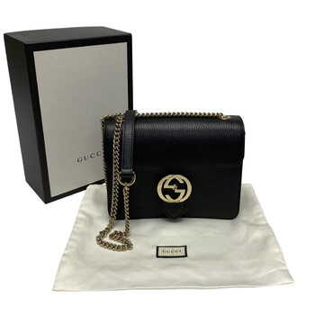 Bolsa Gucci Interlocking G Preta
