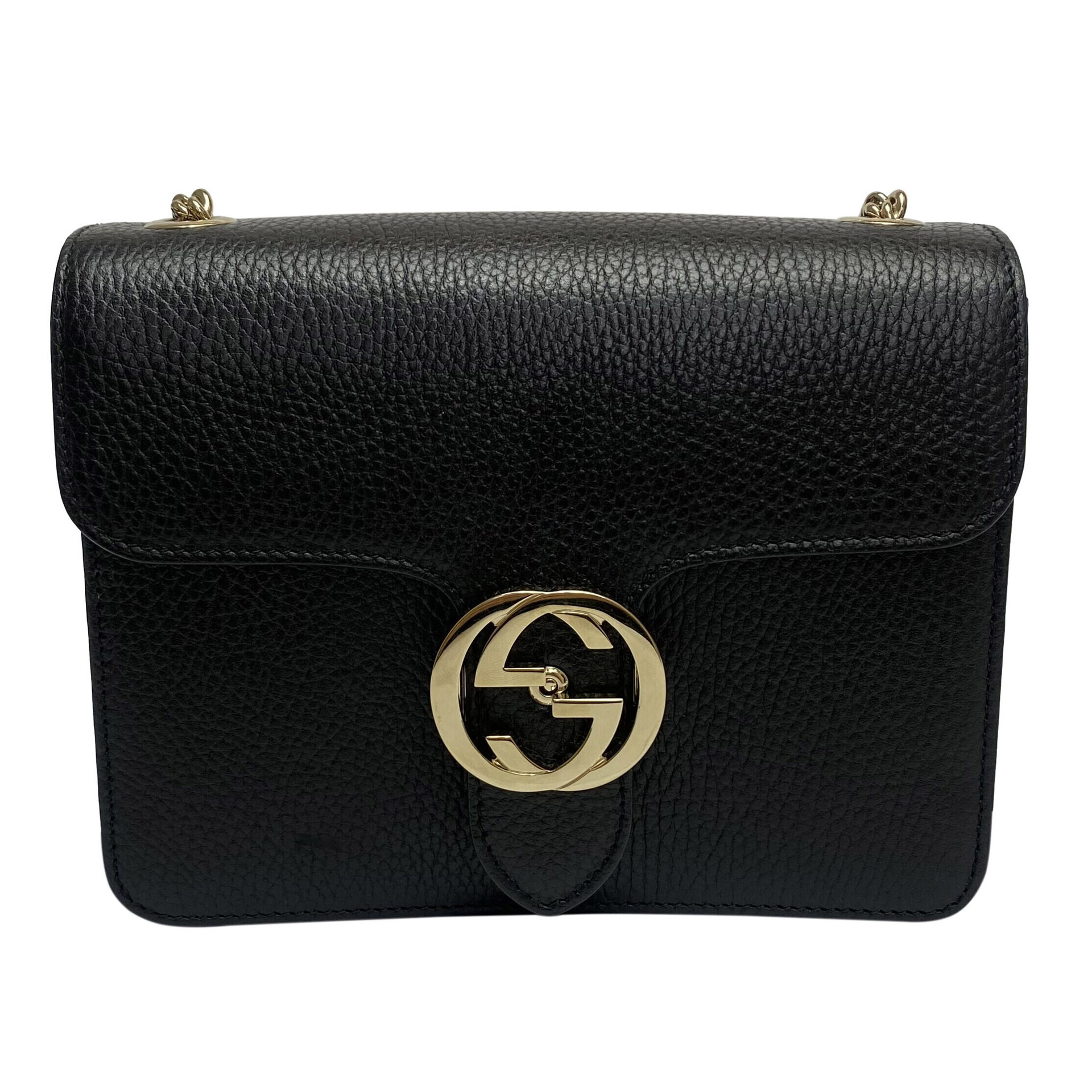 Bolsa Gucci Interlocking G Preta