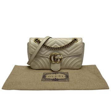 Bolsa Gucci GG Marmont Off White