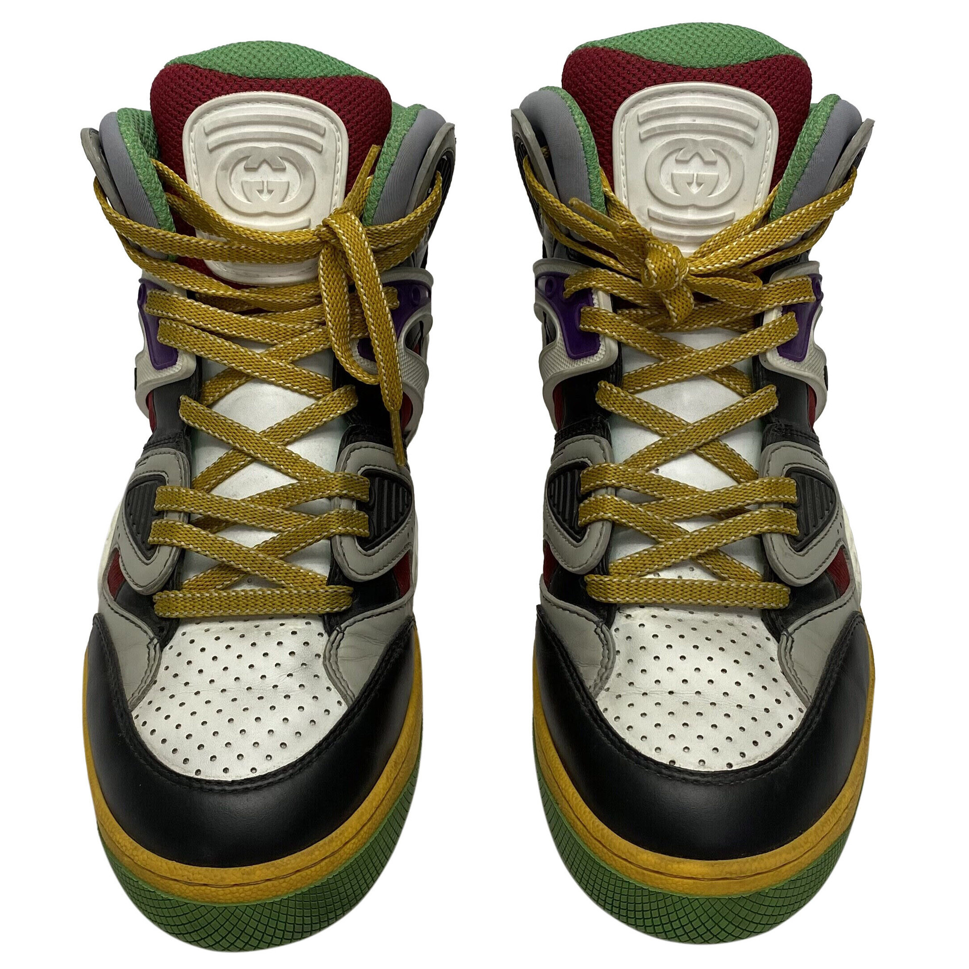 Tênis Gucci Basket High-Top - Multicolor