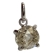 Pingente Ponto de Luz Ouro Branco - 0.64 ct.
