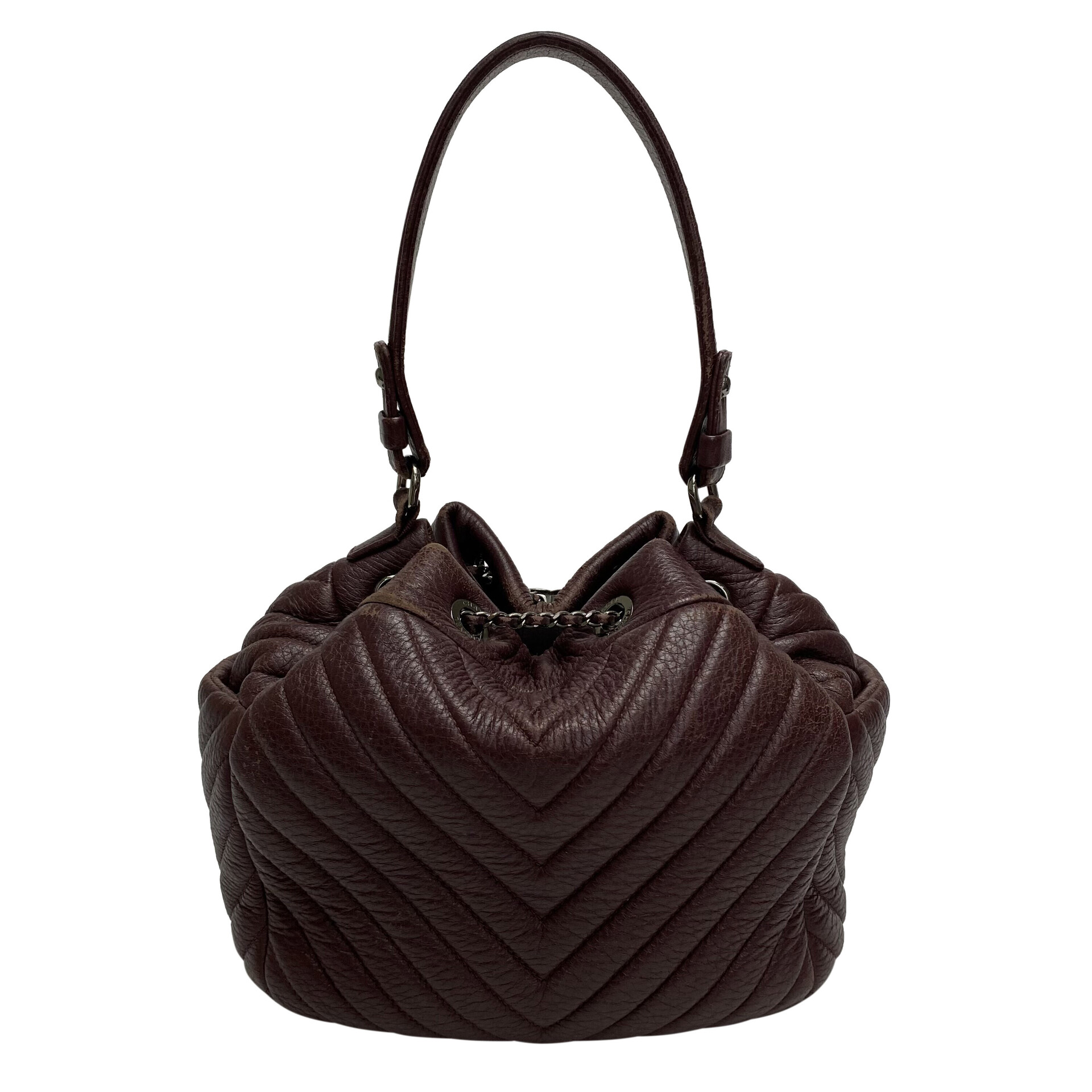Bolsa Chanel Chevron Urban Spirit Bucket