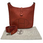 Bolsa Hermès Évelyne 29 Laranja