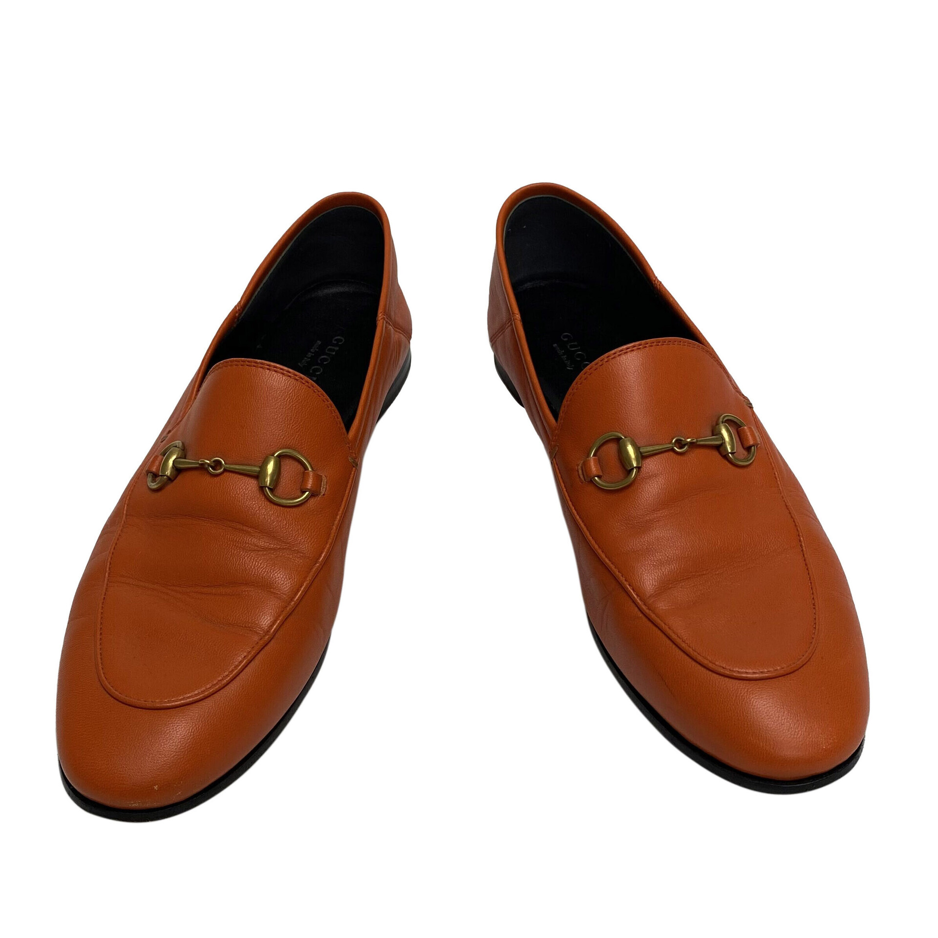 Mocassim Gucci Horsebit Laranja