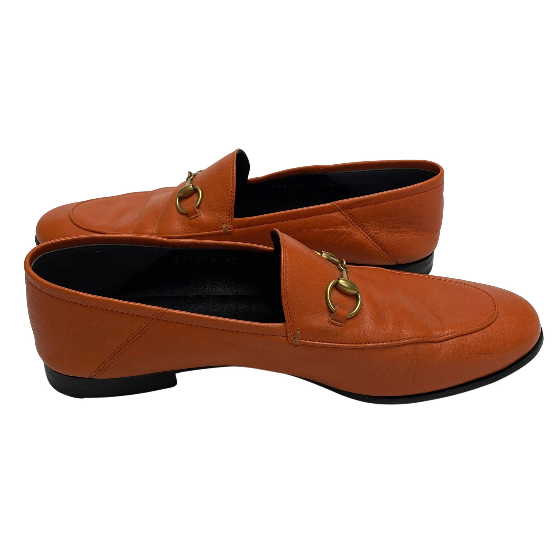 Mocassim Gucci Horsebit Laranja