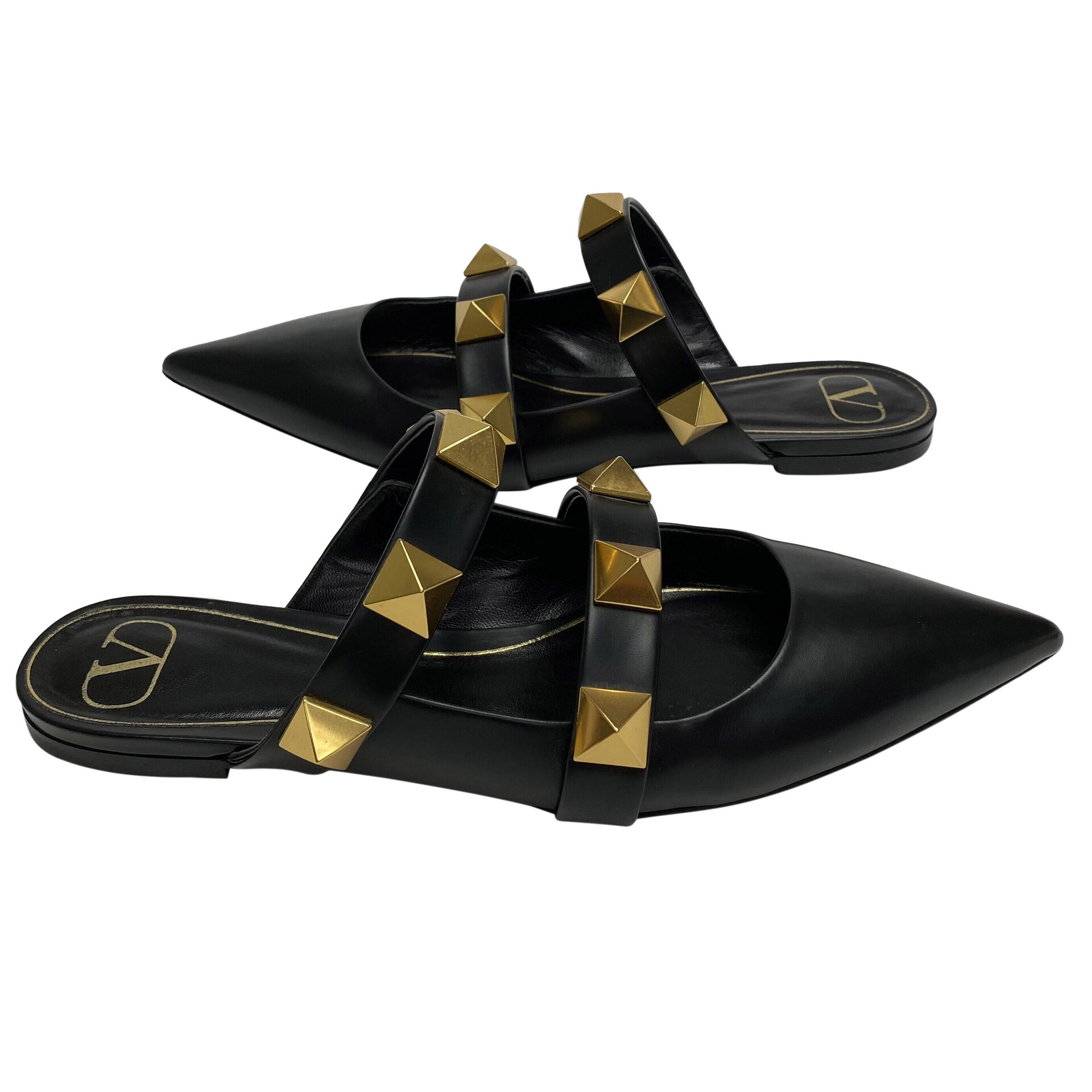 Mule Valentino Garavani Rockstud Preto