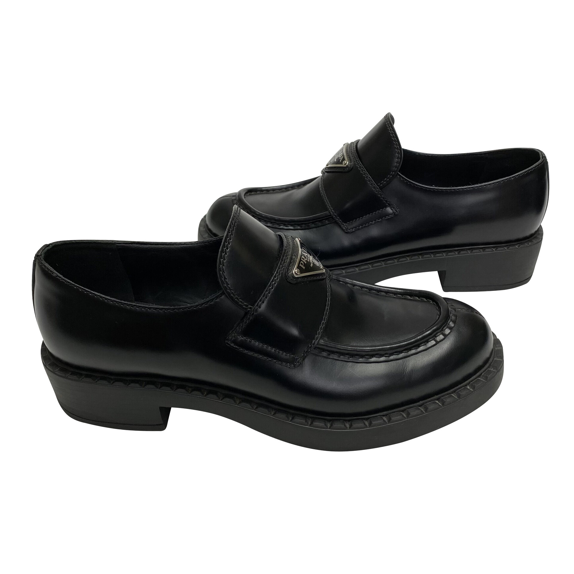 Mocassim Prada Couro Preto