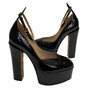 Scarpin Valentino Garavani Tan-Go Verniz Preto