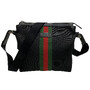 Bolsa Gucci Crossbody Preta e Faixa Web