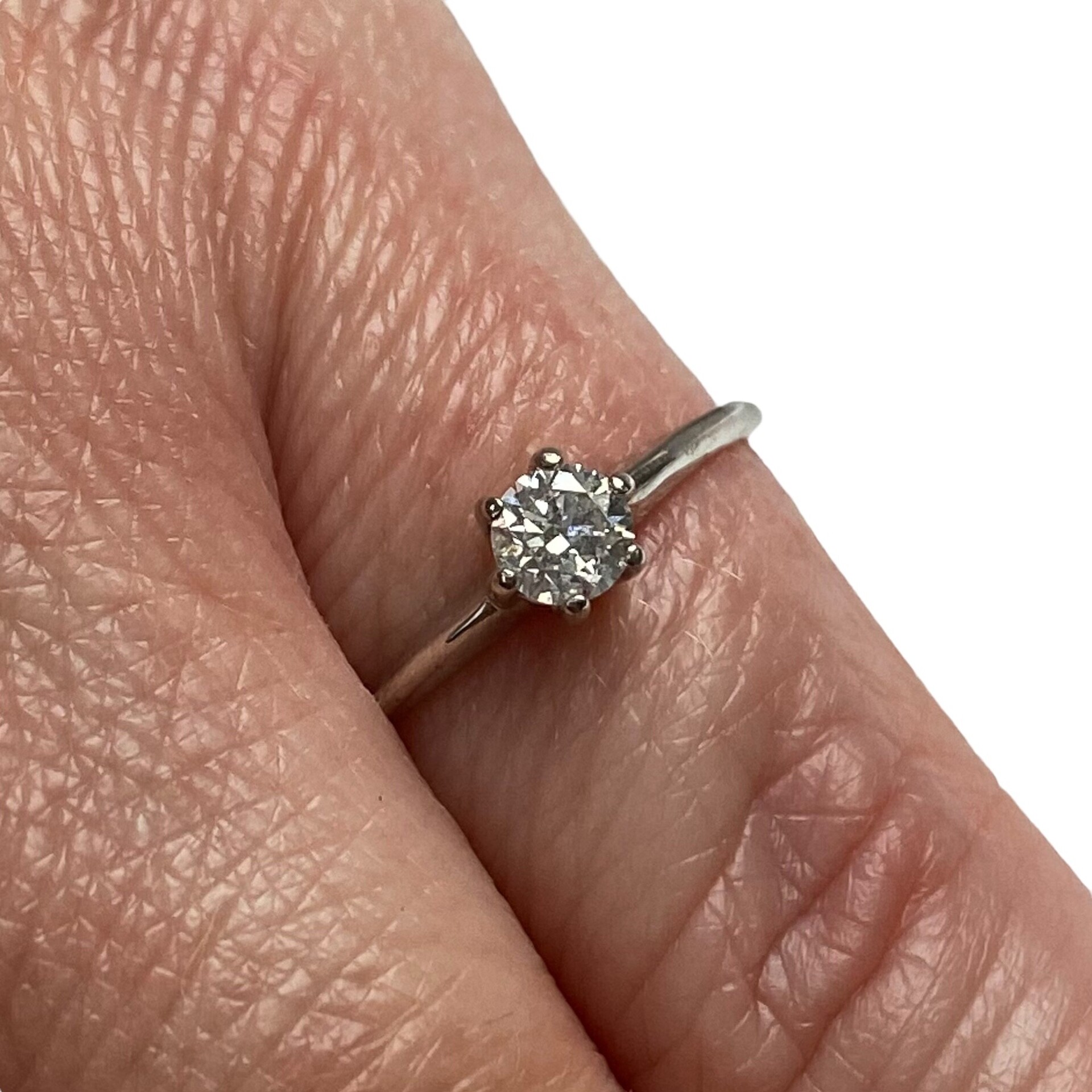 Anel Solitário - 0.19 ct