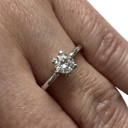 Anel Solitário - 0.57 ct